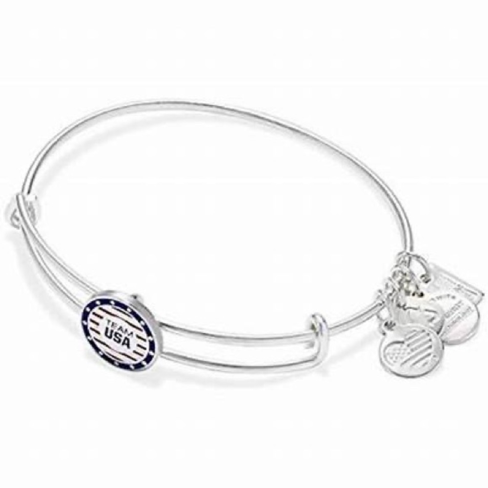 Alex & Ani Team USA silver bracelet